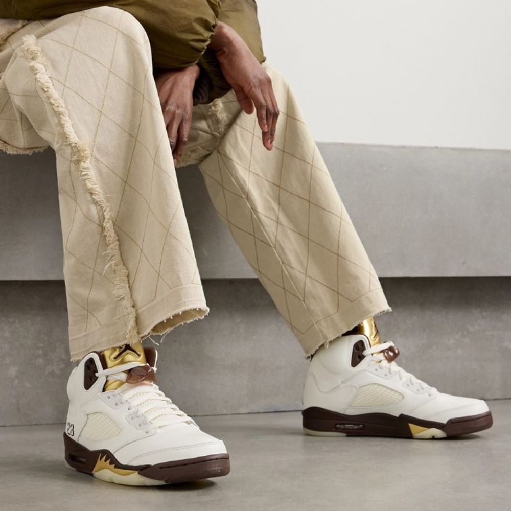 Air Jordan 5 Golden Ticket Earth Metallic Gold
