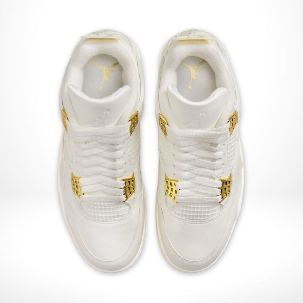 Air Jordan 4 Sail Metallic Gold