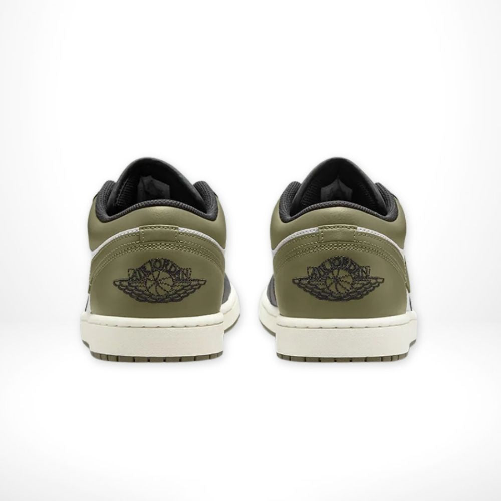 Air Jordan 1 Low Black Toe Medium Olive