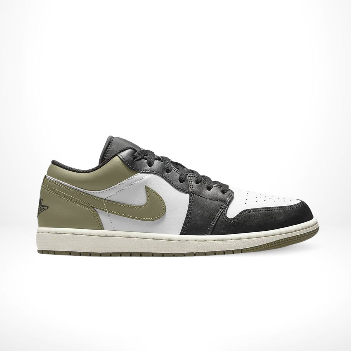 Air Jordan 1 Low Black Toe Medium Olive